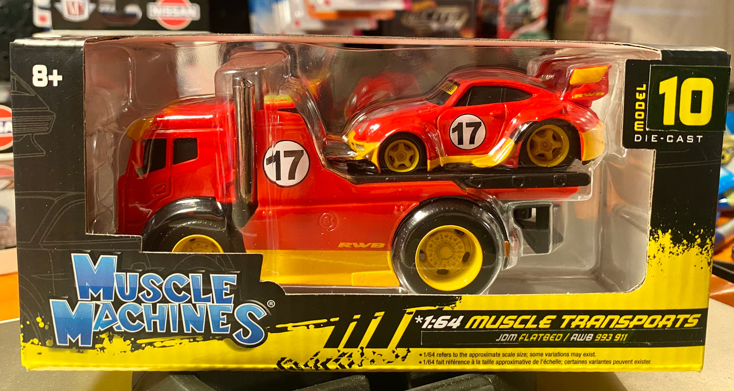 MUSCLE MACHINES 1/64 MUSCLE TRANSPORTS RWB PORSCHE 933 911