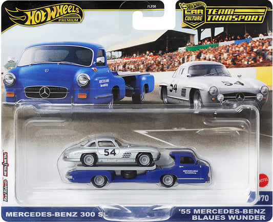 55 MERCEDES-BENZ BLAUES WUNDER W/ MERCEDES-BENZ 300 SL 2