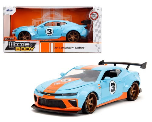 JADA TOYS 2016 CHEVY CAMARO WIDE BODY GULF LIVERY