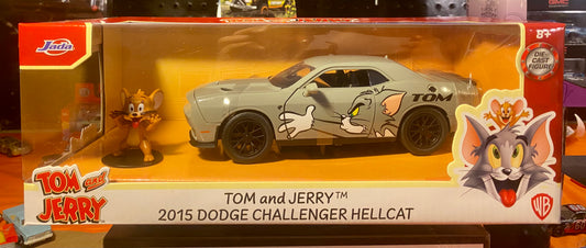 JADA HOLLYWOOD RIDES TOM AND JERRY 2015 DODGE CHALLENGER HELLCAT