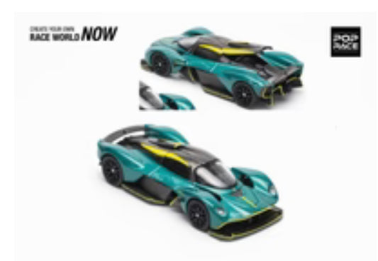 PREORDER POPRACE 1/64 Aston Martin Valkyrie - Viridian Green PR640054 (Approx. Release Date: Q1 2024