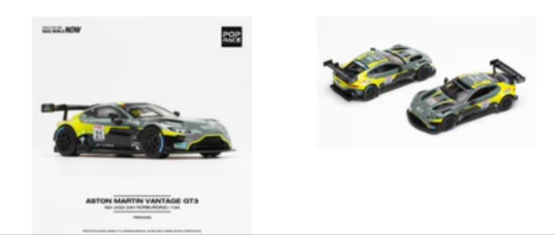 PREORDER POPRACE 1/64 Aston Martin Vantage GT3 - N21 2022 24H Nürburgring PR640089 (Approx. Release Date: Q1 2024