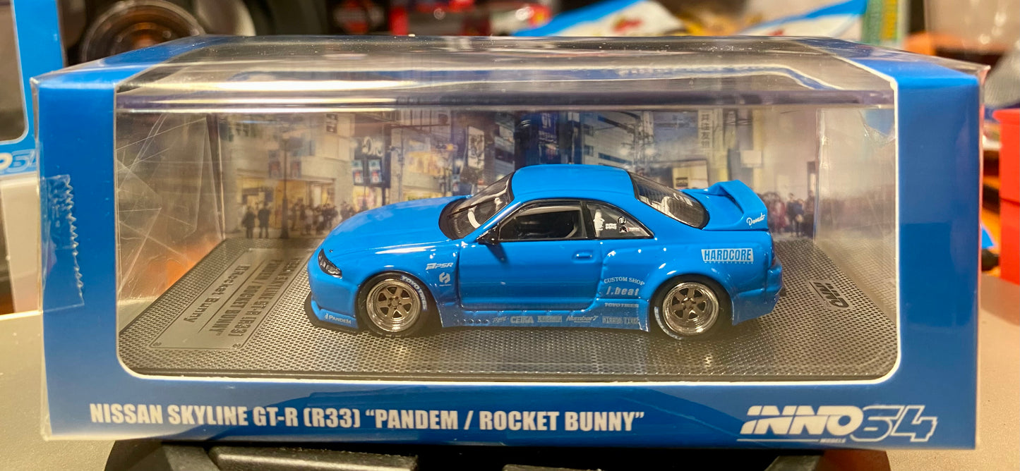 INNO 64 NISSAN SKYLINE GT-R(R33) PANDEM/ROCKET BUNNY