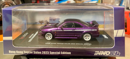 INNO 64 NISSAN SKYLINE GT-R (R33) NISMO 400R HONG KONG TOYCAR SALON 2023 SPECIAL EDITION DIECAST REPLICA