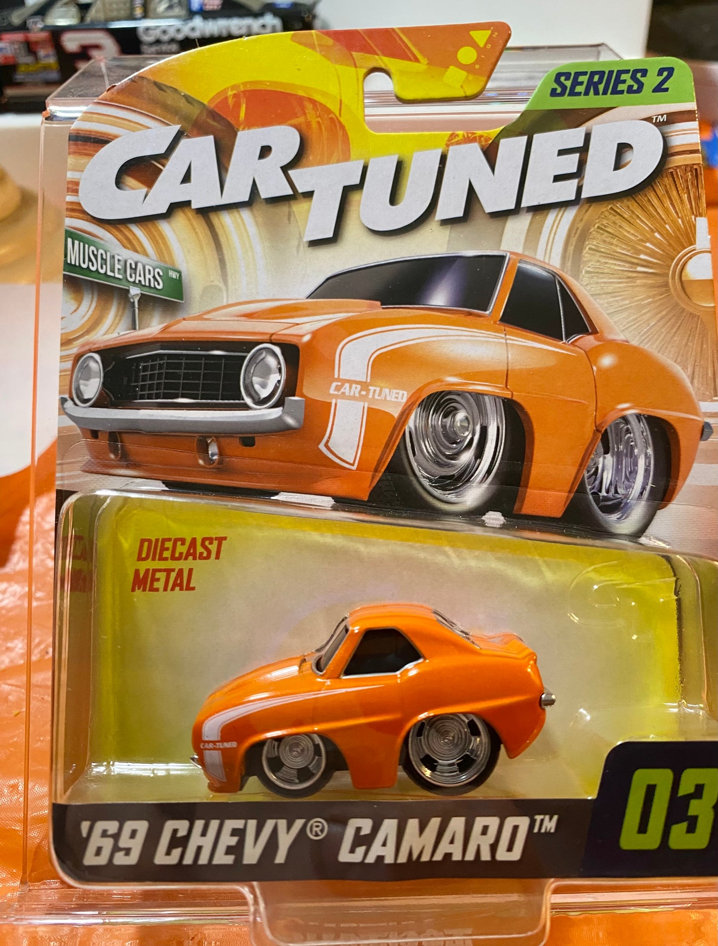 CAR TUNED SERIES 2 69 CHEVY CAMARO IN ORANGE