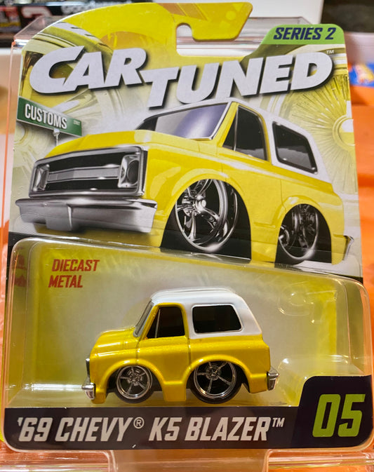 CAR TUNED SERIES 2 69 CHEVY K5 BLAZER IN YELLOW