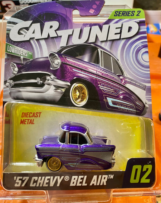 CAR TUNED SERIES 2 57 CHEVY BEL AIR IN PURPLE