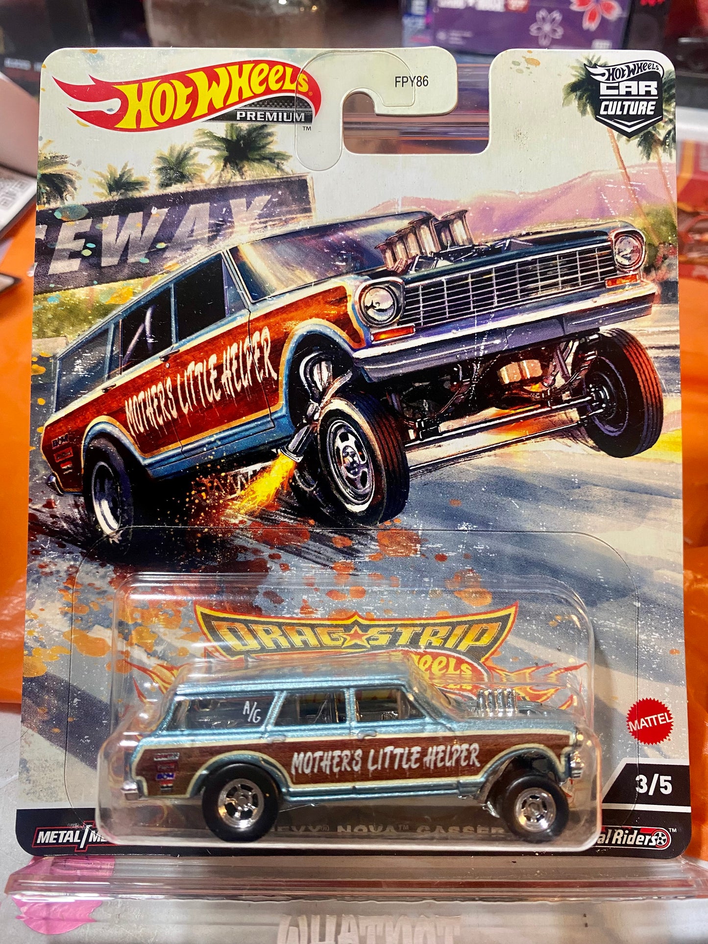 HOT WHEELS CAR CULTURE DRAGSTRIP DEMONS 5 CAR SET