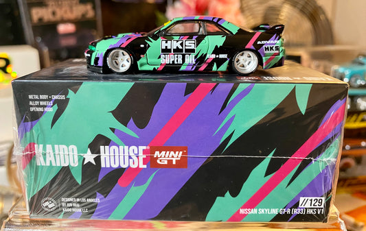 KAIDO HOUSE HKS POWER NISSANSKYLINE GT-R (R33) HKS V1 DIECAST REPLICA