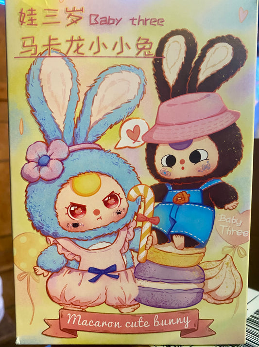 BABT THREE MACARON CUTE BUNNY BLIND BOX