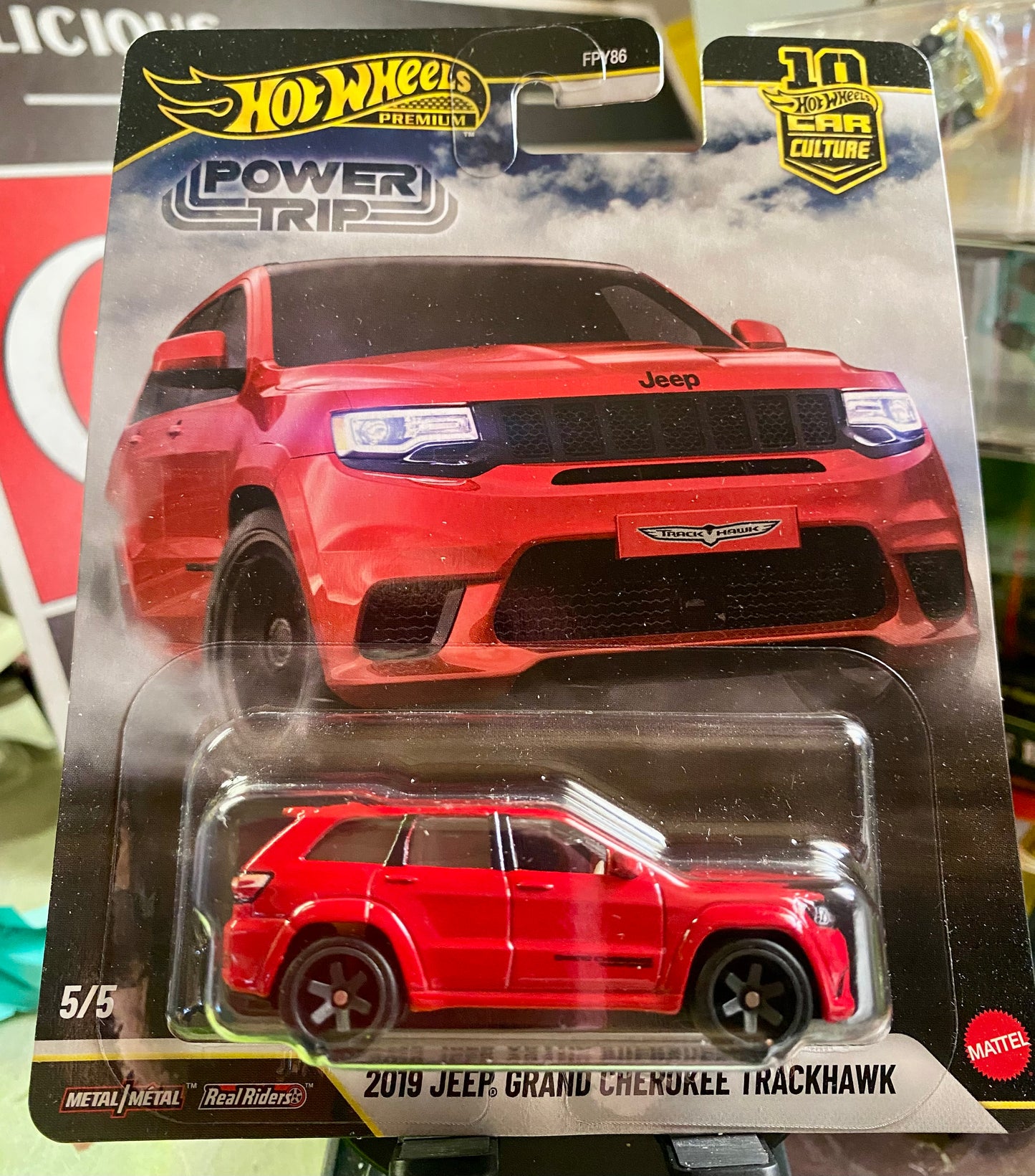 HOT WHEELS CAR CULTURE POWER TRIP SET W/CHASE
