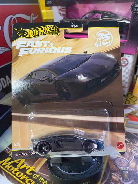 HOT WHEELS FAST AND FURIOUS 25TH ANNIVERSARY LAMBORGHINI ADVENTADOR  COUPE