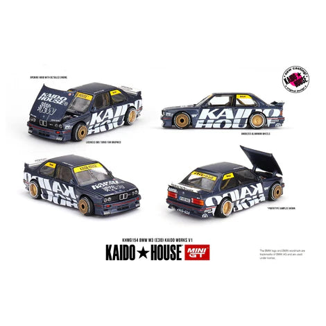 PREORDER MINI GT x Kaido House 1/64 BMW M3 (E30) Kaido Works V1