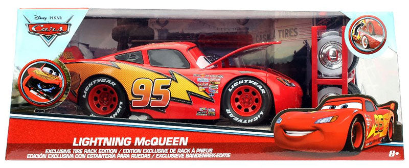 Lightning McQueen with Tire Rack - Cars 3 (2017) Disney Pixar Cars